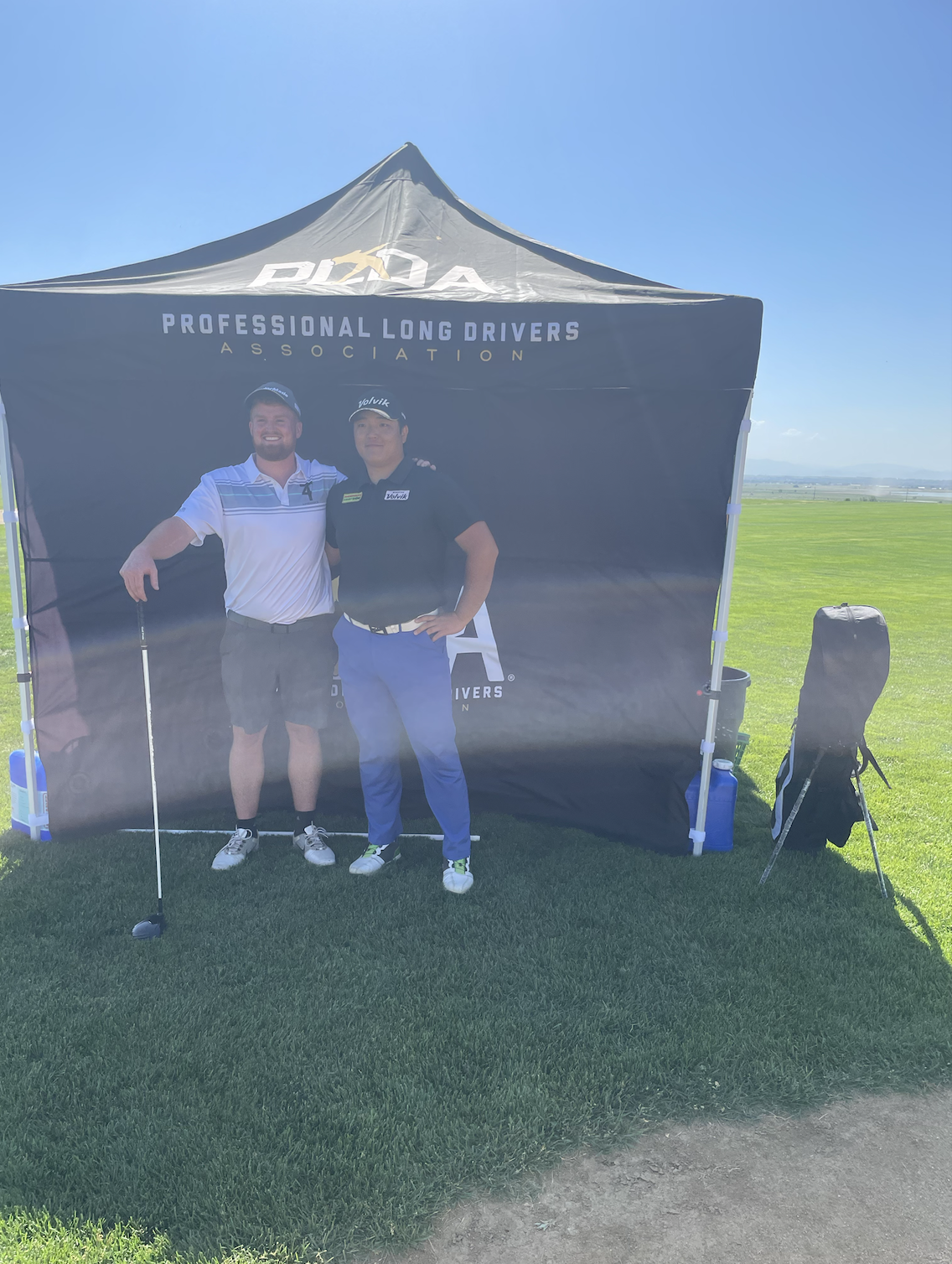 Stephen Hopper at a Professional Long Drivers Association event
